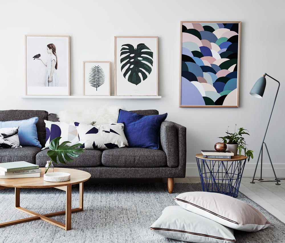 Art, green plants, colorful accessories and smaller furniture help a rental feel personalized and more spacious. Press Loft / Special to The Forum