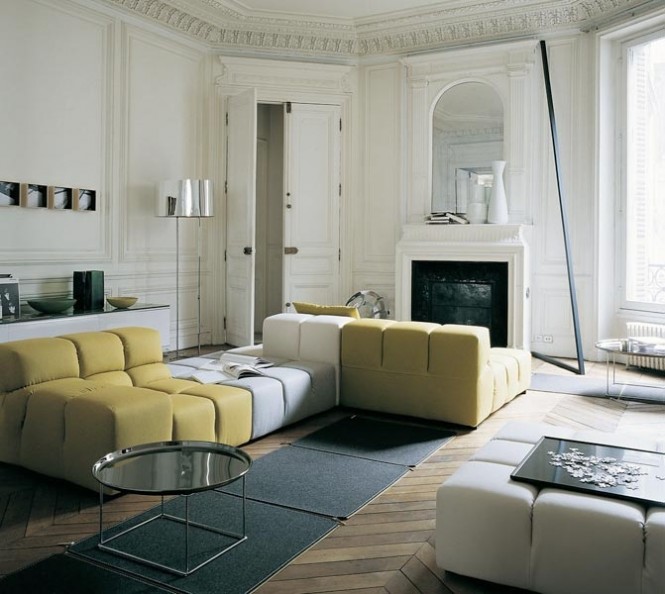 Yellow-white-sectional-sofa-665x594