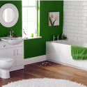 White-And-Green-Colour-Scheme-In-Bathroom-Design-Idea